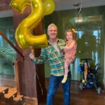 Andy Cohen Instagram - Lucy is Two! It is so exciting getting to know my daughter; she’s a smart, funny sweetheart who surprises me every day. And the female energy Lucy is shining all over this house is welcome and needed! It’s getting really fun over here! Marking time through the filter of my children’s growth is blowing my mind at this later stage of my life. Everything feels on double-time but it’s also, as @hodakotb says, right on time. ♥️