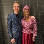 Angélique Kidjo Instagram - 🥰 Tonight at the @citelanguefrancaise singing « Les Mots d’Amour » with my friend the great pianist @alexandretharaud 🥰