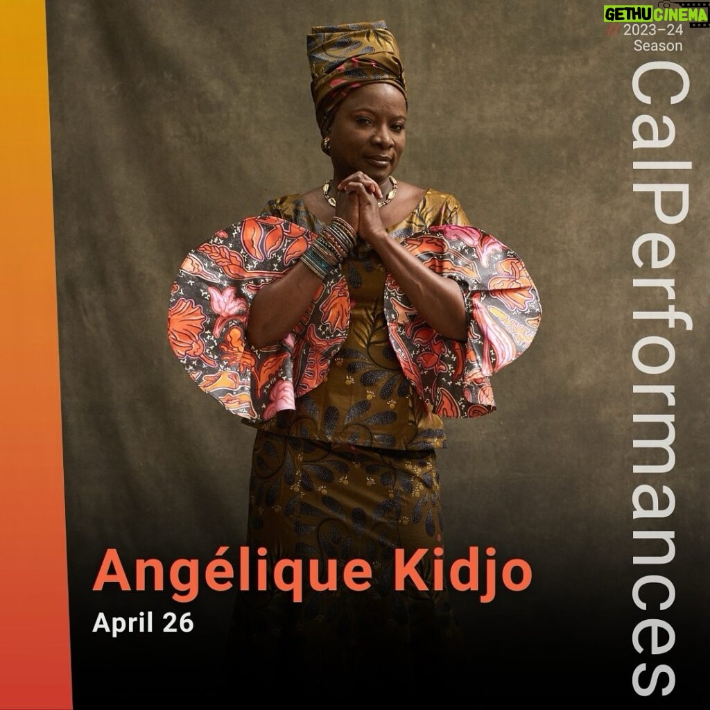 Angélique Kidjo Instagram - I can’t wait to be back in California next week performing at Zellerbach Hall in Berkeley! Only a few tickets left, so grab them now at the link in my bio. Hope to see you there! Don’t forget to bring your dancing shoes.