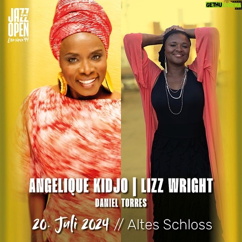 Angélique Kidjo Instagram - Just announced! Angélique will be performing at @jazzopen_stuttgart with @lizzwrightmusic on July 20, 2024! Tickets are available now - link in bio.