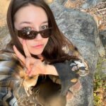 Angelina Danilova Instagram - this was not a dream. going through the camera roll realizing it’s already my Pinterest mood board.🦋🏕️