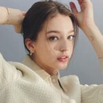 Angelina Danilova Instagram - it was a snowy day, full of joy and fun shooting. an interview for @womanchosun thank you for trusting me.