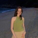 Angelina Danilova Instagram - Hong Kong secret beach location revealed. From the beach to the rainy morning egg sando in the old town and back to Seoul.🥚
