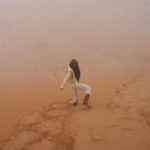 Angelina Danilova Instagram - Soaking my feet in the sand.👣