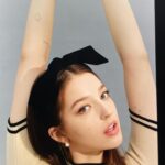 Angelina Danilova Instagram - it was a snowy day, full of joy and fun shooting. an interview for @womanchosun thank you for trusting me.