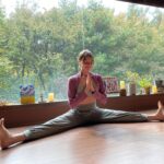 Angelina Danilova Instagram - She said: healthy mind = healthy body. If you know me, you know yoga has been my joy, love and a teacher for something around 7 years. First I discovered a path, then I began a journey. An uneasy road towards the unconditional love of a given body, open heart, powerful vulnerability and the divine. A way to harmony and balance. ☯️ Everyday I wake up and I am grateful. Grateful to be able to breathe, move and experience all the things that life brings.