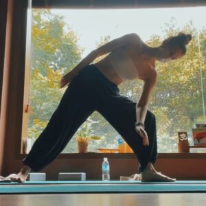 Angelina Danilova Instagram - She said: healthy mind = healthy body. 
If you know me, you know yoga has been my joy, love and a teacher for something around 7 years.
First I discovered a path, then I began a journey. An uneasy road towards the unconditional love of a given body, open heart, powerful vulnerability and the divine. A way to harmony and balance. ☯️ 
Everyday I wake up and I am grateful.
Grateful to be able to breathe, move and experience all the things that life brings.