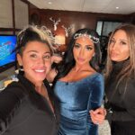 Angelina Pivarnick Instagram - BTS for the @jerseyshore Reunion. My best look for the reunion ever, thank you to my glam squad @theelashsurgeon & @danadhairstudio, while wearing my gorgeous dress & headpiece from @castlecouture designer- @portiaandscarlett Thank you, the dress was giving princess Jasmine vibes all day. Thankful for you all for being there for me and making me feel beautiful today. ✨ @jerseyshore #familyreunion #jerseyshorefamilyvacation #jerseyshore #myloves #friendship #slayed #cameandconquered #haterskissmyass💋✌🏼️