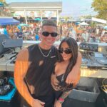 Angelina Pivarnick Instagram - My favorite dj ever @joelcorry 😍🎉❤️. We smiled all day and had a blast. Follow him and check out his new merch and new album in his link. Joel you are such a great soul and when I’m with you I have sooo much fun. Thanks for such a fun day ❤️❤️❤️❤️