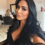 Angelina Pivarnick Instagram - Feeling like my Hair is in the wind @danadhairstudio I love my bestie 😍😍😍. Ps forgot to post last week so here it is.