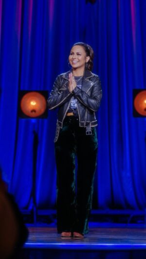 Anjelah Johnson-Reyes Instagram - As Gen Z says… “Slay queen slay!” 

“Say I Won’t” is now streaming audibly on all your favorite platforms! 

#growingup #millennial #genz #sayiwont #anjelahjohnson