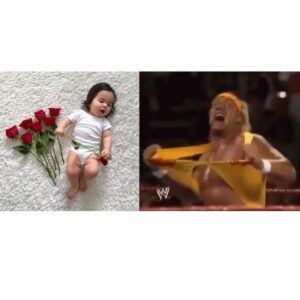 Anjelah Johnson-Reyes Instagram - Our most favorite valentine #rosieharlowreyes 1. You started crawling 2. You love giving besitos 3. I caught you standing in your crib the other day 🥹 4. You love your voice (at the highest volume) 5. Your new favorite song is @marcanthony “Vivir Mi Vida” 6. You love bell pepper 7. You learned you only like the car for 20 minutes max 8. You get as hype as Hulk Hogan for so many things and we love it (see last slide)