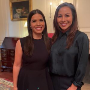 Anjelah Johnson-Reyes Instagram - Happy international women’s day! I want to take a moment to shine the brightest light on my seester @americaferrera !! Congratulations on your first Oscar nomination amiga. I’m so proud of you.  I’m so inspired by you and I love you dearly. Letsgoooo!! #internationalwomensday