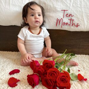 Anjelah Johnson-Reyes Instagram - Wait. 10 months?! That means we only have 2 months left before you’re officially a toddler!? 😭❤️ we have enjoyed every minute  with you. The fussy ones, the happy ones, the calm ones, the wild ones, the funny ones, the tired ones, the excited ones. All the minutes with you are precious. We love you #RosieHarlowReyes