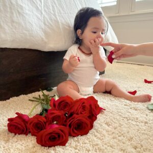 Anjelah Johnson-Reyes Instagram - Wait. 10 months?! That means we only have 2 months left before you’re officially a toddler!? 😭❤️ we have enjoyed every minute  with you. The fussy ones, the happy ones, the calm ones, the wild ones, the funny ones, the tired ones, the excited ones. All the minutes with you are precious. We love you #RosieHarlowReyes
