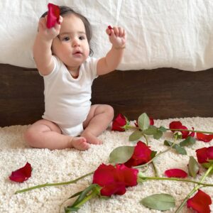Anjelah Johnson-Reyes Instagram - Wait. 10 months?! That means we only have 2 months left before you’re officially a toddler!? 😭❤️ we have enjoyed every minute  with you. The fussy ones, the happy ones, the calm ones, the wild ones, the funny ones, the tired ones, the excited ones. All the minutes with you are precious. We love you #RosieHarlowReyes