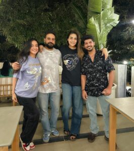 Anjum Fakih Instagram - MIYANBHAI SPECIAL PICTURE!! #MaksadNahiBhoolna 😂😂😂 #KKK13Gang (Well Almost) #IYKYK MIssed @anjalidineshanand @arjitaneja @shivthakare9