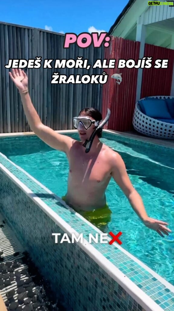 Anna Šulcová Instagram - Vlezli byste tam?😅🦈