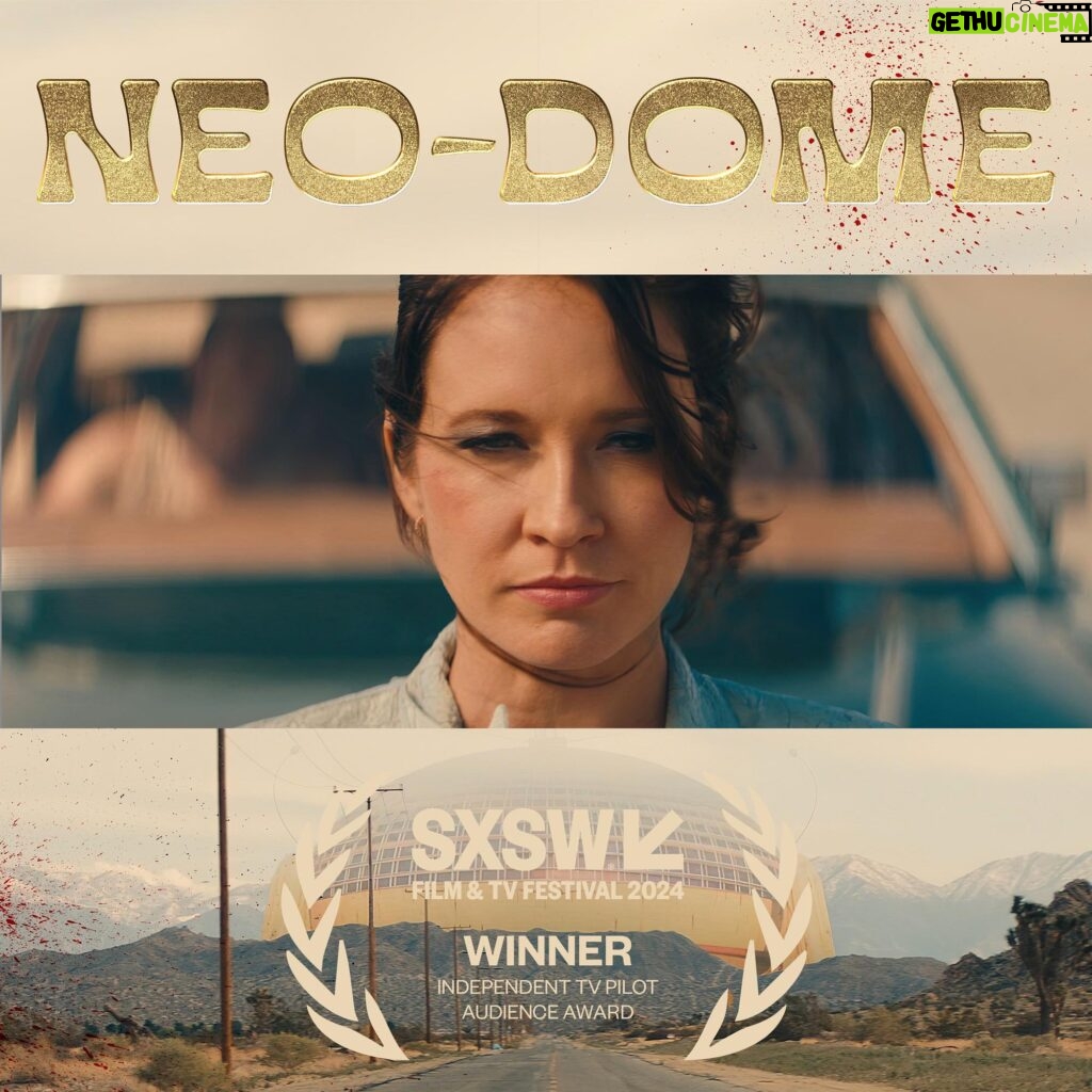 Anna Camp Instagram - ⭐️⭐️⭐️⭐️⭐️WINNER!!!!!!⭐️⭐️⭐️⭐️⭐️the audience doesn’t lie!!! Thanks for selecting @_neodome_ as the BEST new TV pilot @sxsw !!!!! 🎉🎉🎉🎉🎉I’m over the moon with excitement and gratitude. Thankyou for all who helped make this an incredible project 🤘🏻