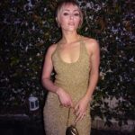 AnnaSophia Robb Instagram - Better late than never. Glammin’ and jamin’ for The Night Before Party @carolinaherrera @bailey.moon @shaynagold @cristinarmstrong