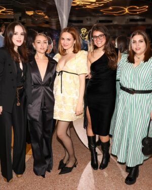 AnnaSophia Robb Instagram - @mejuri X @ganni girlies last week!