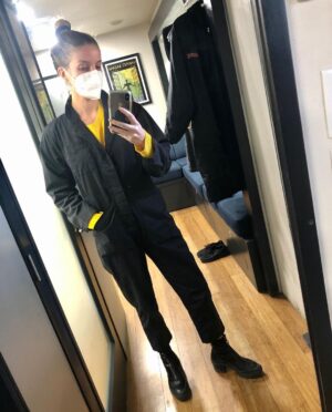 Annabelle Wallis Instagram - Back to work in a covid world