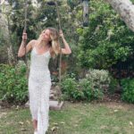 Annabelle Wallis Instagram - My magnificent, kind and incredibly generous @hardingegeorgia is donating 50% of sales profit of her ♻️Sustainable Dazed Dress♻️ to @age_uk a charity supporting the most vulnerable at this time. If you like the dress I’m wearing and would like to contribute...that would be ace! It comes is a variety of colors. Every little helps and the dress is gorgeous. Link in bio All my love 💜 #sustainablefashion #womeninbusiness #georgiahardinge #allinthistogether #helphowyoucan
