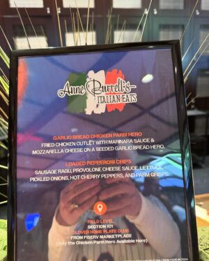 Anne Burrell Instagram - I am SUUUUUUPER psyched to announce #anneburrellsitalianeats debuting at Citi Field!!!! Check it on opening day and all summer!!! Section 102!!! Come by and check it out!!! #ilovewhatido #luckygirl
