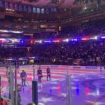 Anne Burrell Instagram - A STELLAR night @thegarden last night cheering on MY @nyrangers to another big FAT “W” thanks to @jimmyvesey26 !!! Thanks for the great pics @mfarsi!! @itsmetherealtc @sebastiancomedy @dominic.sessa #luckygirl #ilovewhatido