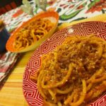 Anne Burrell Instagram – Bucatini all’ Amatricianaaaaaaaaaahhh… I LOVE to travel and have adventures, but coming home to a delicious dish of pasta, @stuartclaxton , #nuttynancycrazypants #marciamarciamarcia and some backgammon is the BEST thing EVER!!! #theclaxtons #ilovewhatido #luckygirl