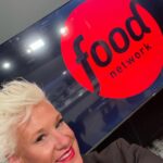 Anne Burrell Instagram - Life on the road!!! Where am I? What am I doing? Judging?? cooking?!? Does it REALLY matter?!? 🤣🤣🤣 #ilovewhatido #girlchef #setlife ❤️