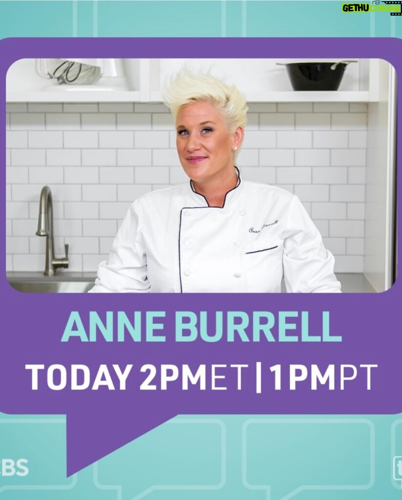 Anne Burrell Instagram - Exciting things happening today!!! Catch me on @thetalkcbs today. We’re talking #worstcooks and Pot Roast!!! #ilovewhatido #luckygirl