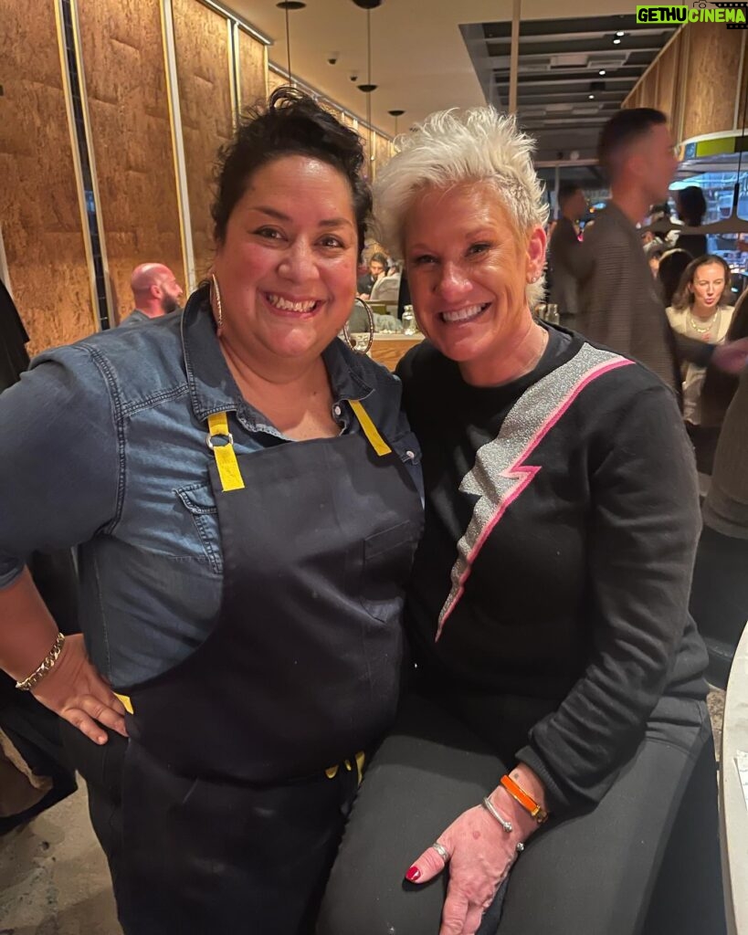 Anne Burrell Instagram - A LOT of deliciousness was happening last night @shukettenyc !!! Thank you @ayesha_rare !!! We are STILL full!! #theclaxtons #luckygirl #ilovewhatido