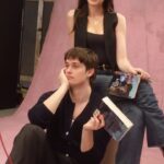 Anne Hathaway Instagram - Behind the scenes with Galitzine ✨💜 #TheIdeaOfYou releases on @primevideo on May 2!!!