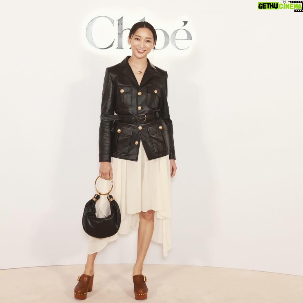 Anne Watanabe Instagram - Paris Fashion Week Chloé @chloe @chemena