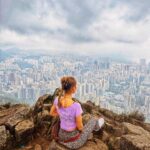 Annemarie Carpendale Instagram - 我愛你, ♥️U, Hong Kong 🫶🏽⚡️❤️‍🔥 #newadventure #loveinthecity #annieway #anniehow #lionrock #hike #hongkong🇭🇰 #skyisthelimit ☁️
