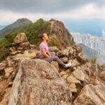 Annemarie Carpendale Instagram - 我愛你, ♥️U, Hong Kong 🫶🏽⚡️❤️‍🔥 #newadventure #loveinthecity #annieway #anniehow #lionrock #hike #hongkong🇭🇰 #skyisthelimit ☁️