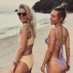 Annemarie Carpendale Instagram - Munich 4 degrees🌧️❄️- ME: 💭🌞🫶🏽👙🌴 #positivethinking #dreamsaremyreality #moresunshine #annieway #anniehow #memories #thankful #thailand🇹🇭 #friendstrip #friendslove
