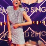 Annemarie Carpendale Instagram - saturday night glam bam✨🪐💥💫🔥🪩⚡️ @masked.singer.germany 🫶🏽 #funweekend #workandplay #aboutyesterday #dancelikenooneiswatching #annieway #anniehow #tiredbuthappy #beiderarbeit 🤘🏽 U like?! 💜