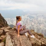 Annemarie Carpendale Instagram - 我愛你, ♥️U, Hong Kong 🫶🏽⚡️❤️‍🔥 #newadventure #loveinthecity #annieway #anniehow #lionrock #hike #hongkong🇭🇰 #skyisthelimit ☁️