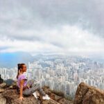 Annemarie Carpendale Instagram - 我愛你, ♥️U, Hong Kong 🫶🏽⚡️❤️‍🔥 #newadventure #loveinthecity #annieway #anniehow #lionrock #hike #hongkong🇭🇰 #skyisthelimit ☁️
