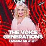Antonella Clerici Instagram - Cos’è #TheVoiceGenerations? È l’unione di più voci legate dalla passione per la musica. Se questa definizione non vi basta, seguiteci stasera alle 21:30 su @rai1official e @raiplay_official ✌️🎤