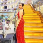 Anusmriti Sarkar Instagram - Red vibe ✨💕🧿 #event #award #function #workmode #fridayvibes #gratitude #love #as #anusmriti #anusmritisarkar