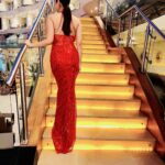 Anusmriti Sarkar Instagram - Red vibe ✨💕🧿 #event #award #function #workmode #fridayvibes #gratitude #love #as #anusmriti #anusmritisarkar