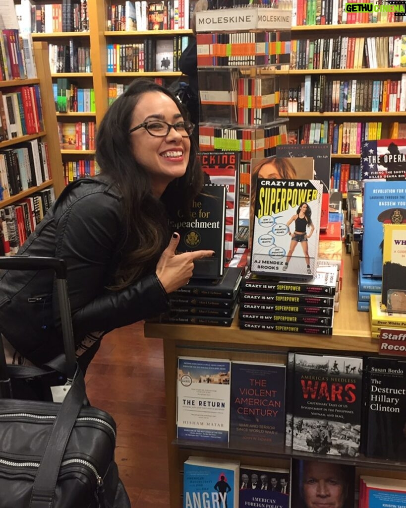 April Jeanette Mendez Instagram - Throwback to fangirl-ing out when I found my first book in the wild! (Fun fact, the stranger I asked to take this pic did not believe it was actually mine because PHOTOSHOP IS REAL.)