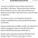 April Jeanette Mendez Instagram – I am unbelievably honored to work with Universal 1440, @ronyuan, and @aimeegarcia4realz on bringing this film to life! 

Thanks for the exclusive announcement @deadline! Link in bio to read more! #47roninsequel
