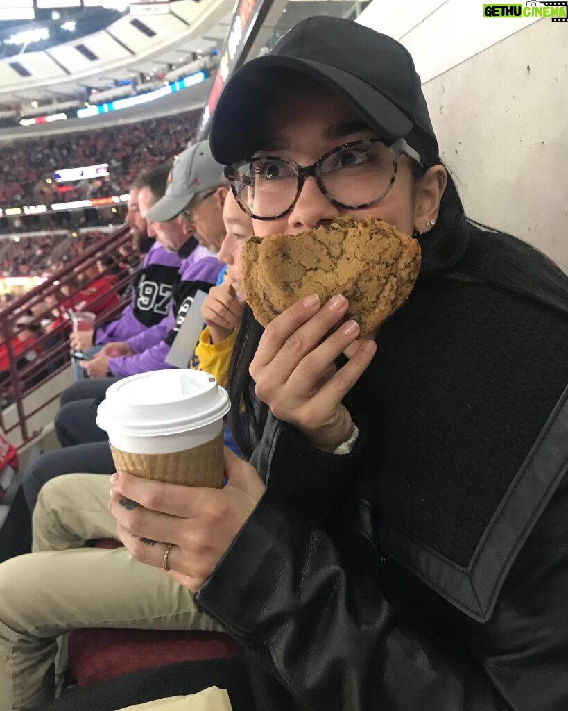 April Jeanette Mendez Instagram - I only go to sporting endeavors for the snacks and @carrlynbathe! (Ok I’m also a mark for the ice girls. OMG THEY’RE ALL SNACKS!)