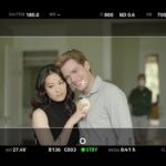 Arden Cho Instagram - Swipe to see the true behind the scenes of this photo @domsherwood can’t believe they actually caught us both smiling at the same time hehehe #silly #setlife #PartnerTrack #Murphy #Ingrid