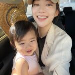 Arden Cho Instagram - Love Mina so much @mijkatori @nanchatti super parents! So much love from this cutie, she picks flowers every morning with daddy to give to momma.. auntie got some of that love too. How precious is that?? I’ll miss tea time, naps, reading & even crying cuddles!