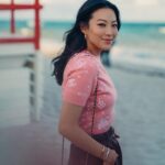 Arden Cho Instagram - Pink pink for #CHANELCruise 2022/23 @chanelofficial #CHANELinMiami @welovecoco ❤️